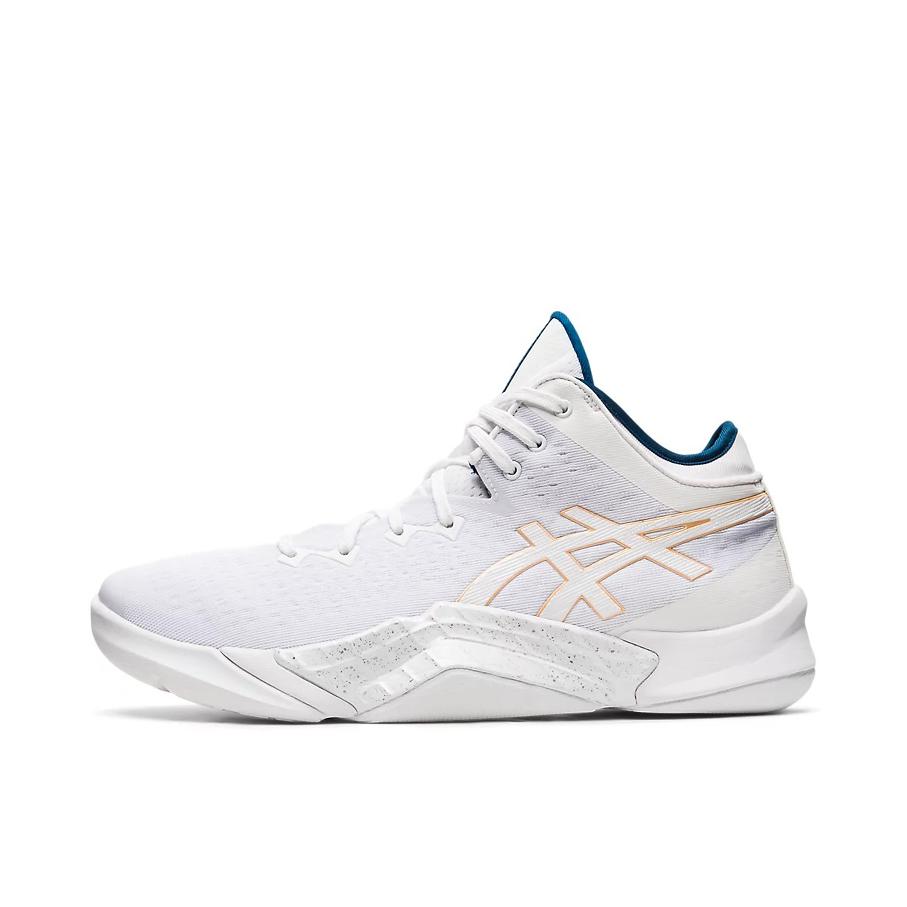 推荐商品：Asics/亚瑟士 Unpre Ars 防滑耐磨 实战缓震 支撑 包裹性 织物 合成革 圆头 篮球鞋 白色