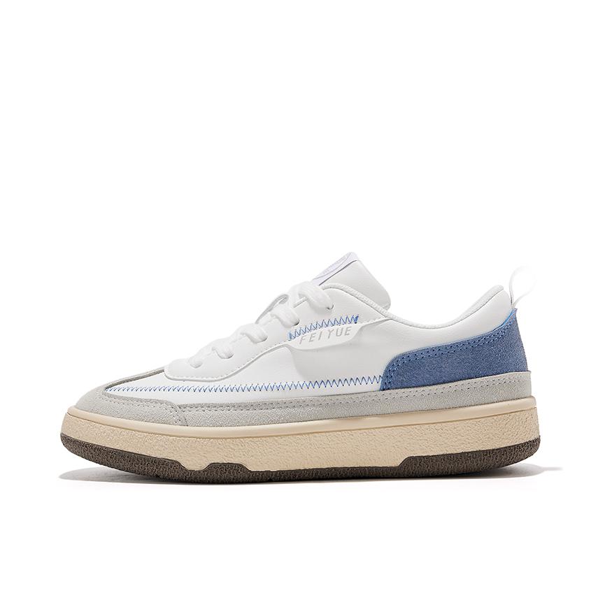 推荐商品：飞跃 复古德训 拼接 耐磨 德训鞋 运动休闲鞋 FXY-628ZG 白灰