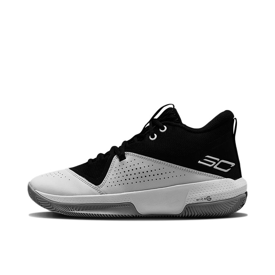 推荐商品：Under Armour/安德玛 Sc 3zer0 IV 网布 稳定支撑 缓震 实战 篮球鞋 【叶全错推荐】黑色/白色