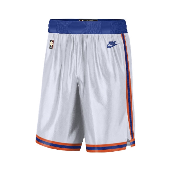 【勒布朗·詹姆斯同款】Nike 赛场系列 NBA湖人队球迷版五分运动短裤 AJ7566 白蓝色