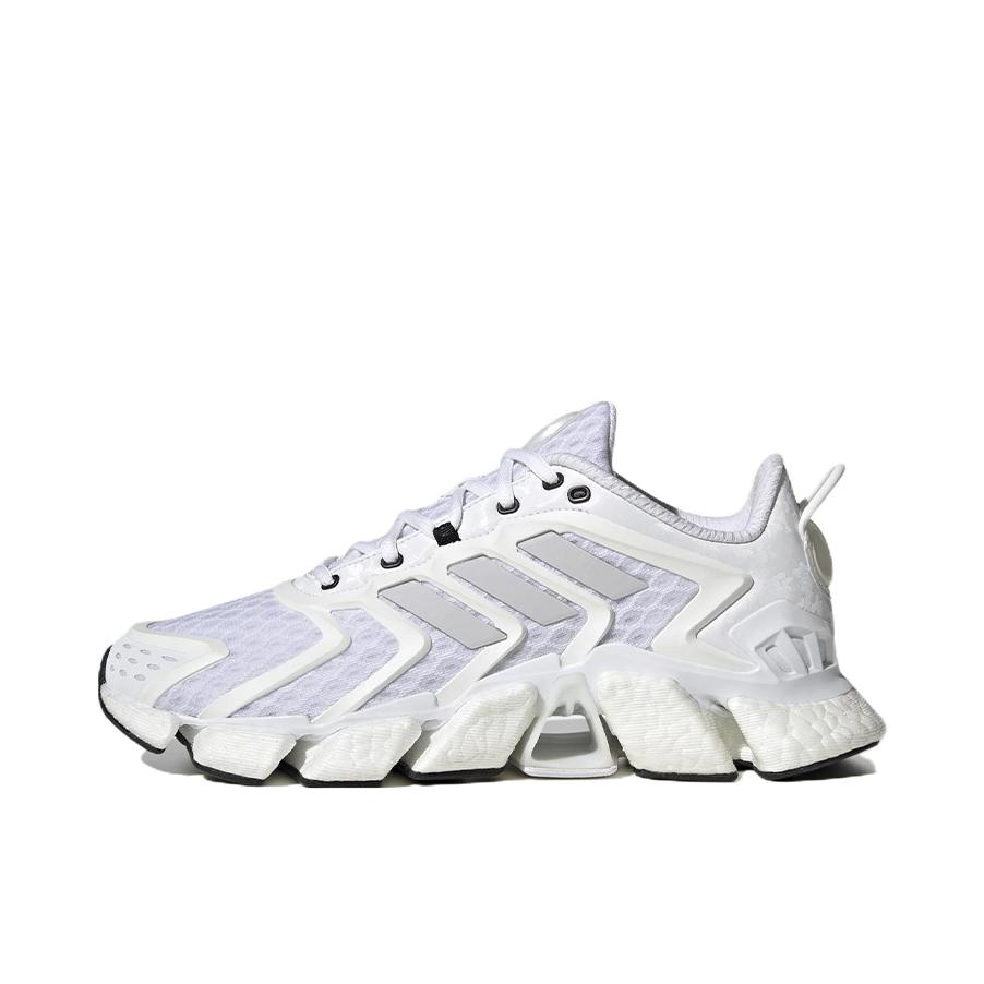 推荐商品：adidas Climacool Boost 跑鞋 防滑耐磨网面透气轻运动休闲织物回弹训练 白色/灰色