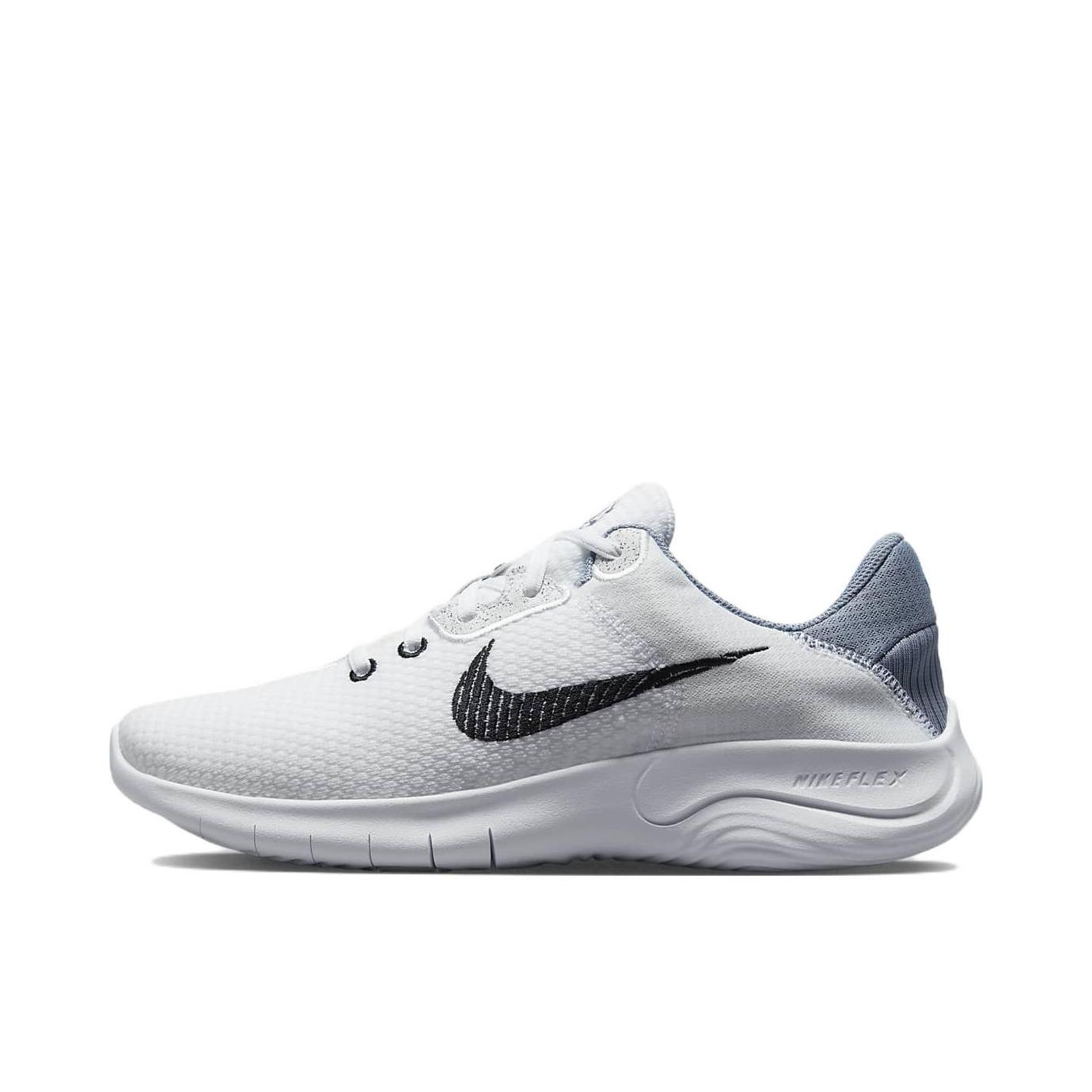 推荐商品：Nike Flex Experience RN 11 跑鞋 轻便缓震轻质织物支撑圆头 男款/白色/灰色