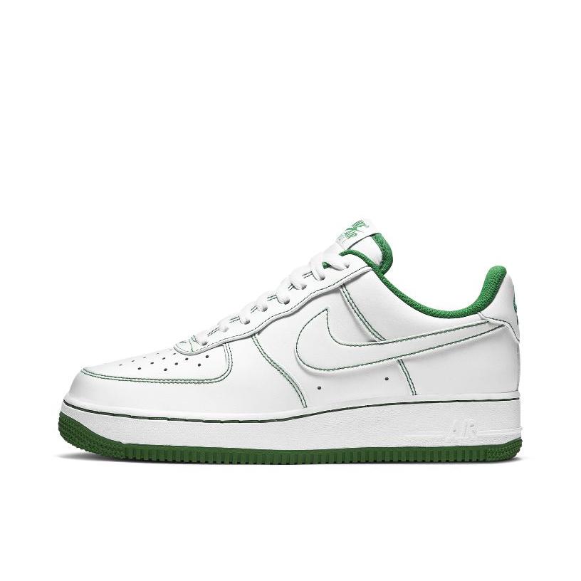 推荐商品：Nike Air Force 1 空军一号 板鞋 轻便舒适百搭耐磨防滑复古 低帮/冷白色/翠绿色