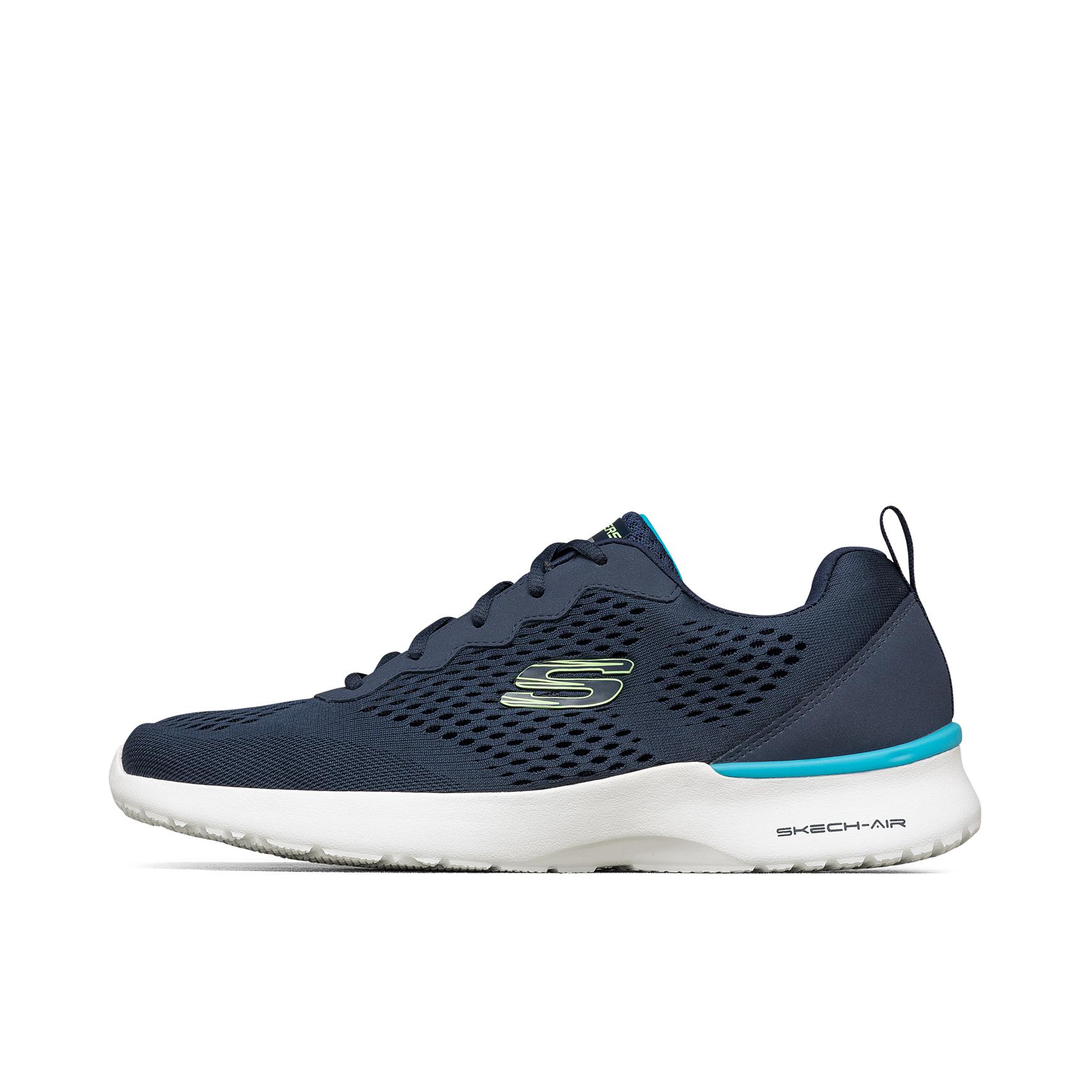 推荐商品：Skechers/斯凯奇 Skech-Air Dynamight 舒适耐磨 缓震回弹 网面透气 软底 运动休闲鞋 海军蓝