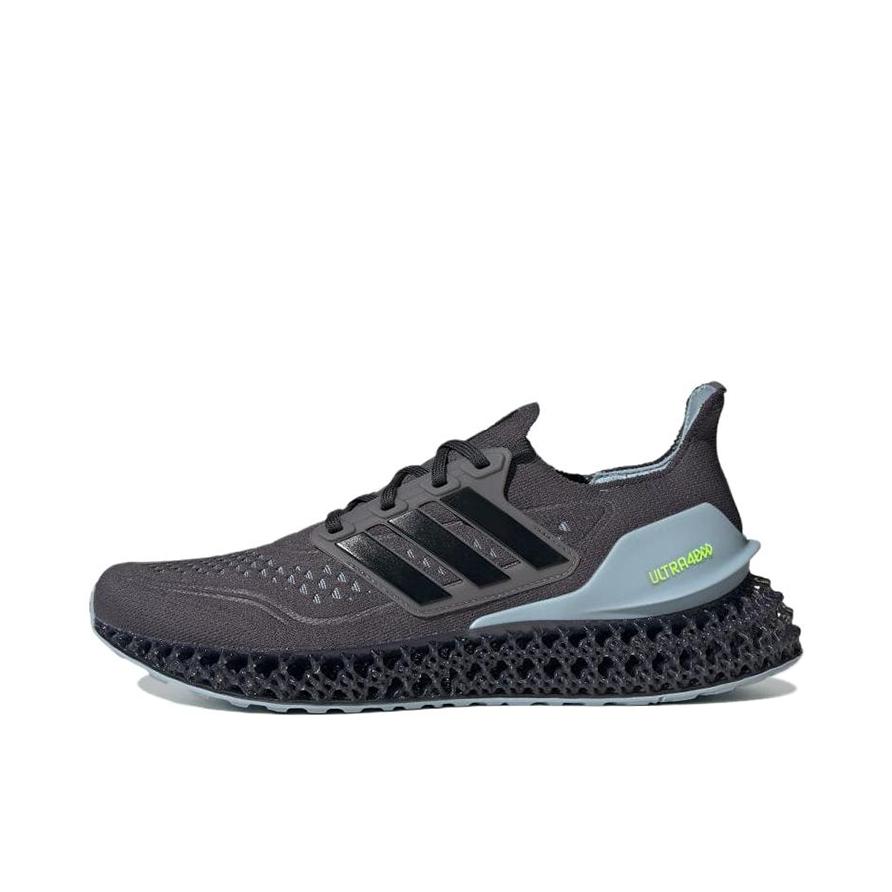 推荐商品：adidas Ultra 4D 跑鞋 减震防滑耐磨碳板透气织物轻运动抗扭转支撑长跑 灰色/黑色