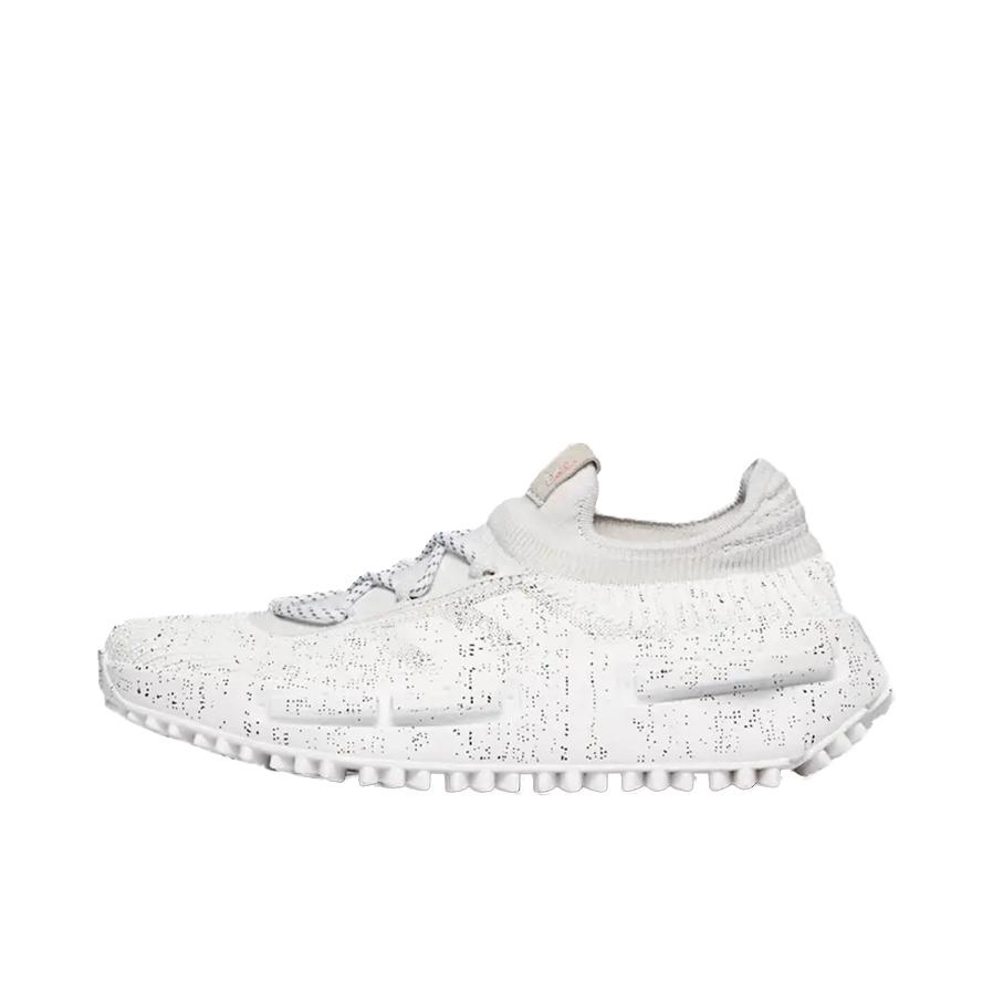 推荐商品：adidas originals NMD S1 缓震 织物 轻便 跑鞋 Cali Thornhill DeWitt联名/烟灰色/白色
