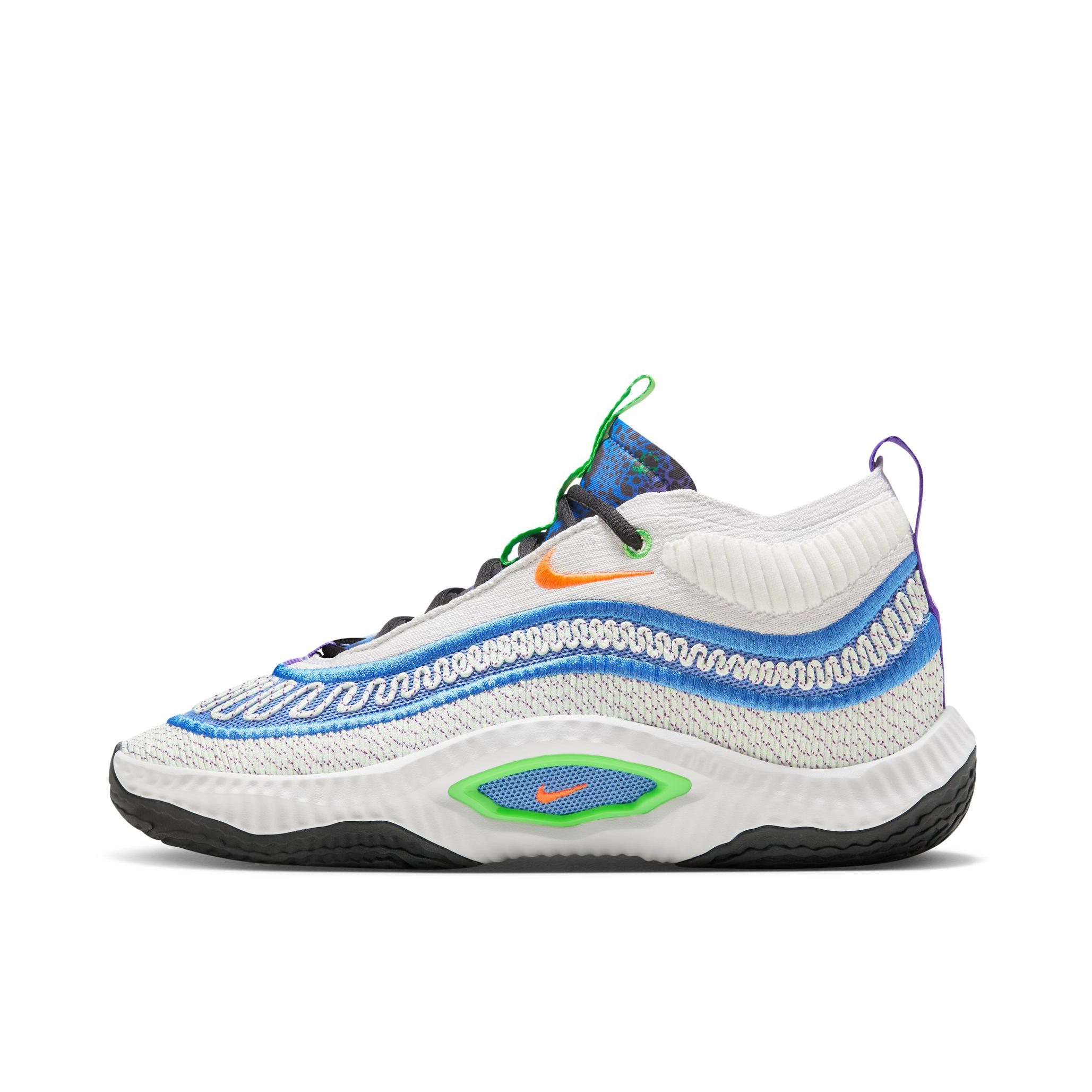 推荐商品：Nike Cosmic Unity 3 舒适透气 耐磨减震 轻便回弹 抗扭 时尚百搭 篮球鞋 白色/蓝色