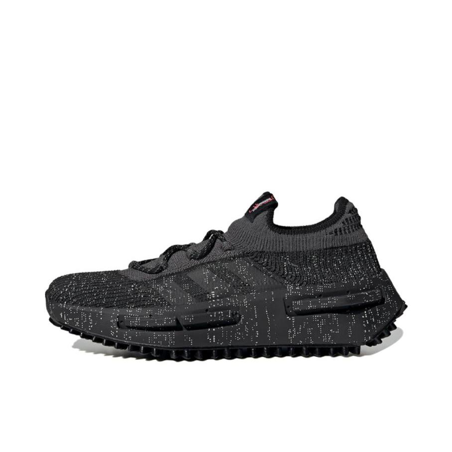 推荐商品：adidas originals NMD S1 缓震 织物 轻便 跑鞋 Cali DeWitt联名/深灰色