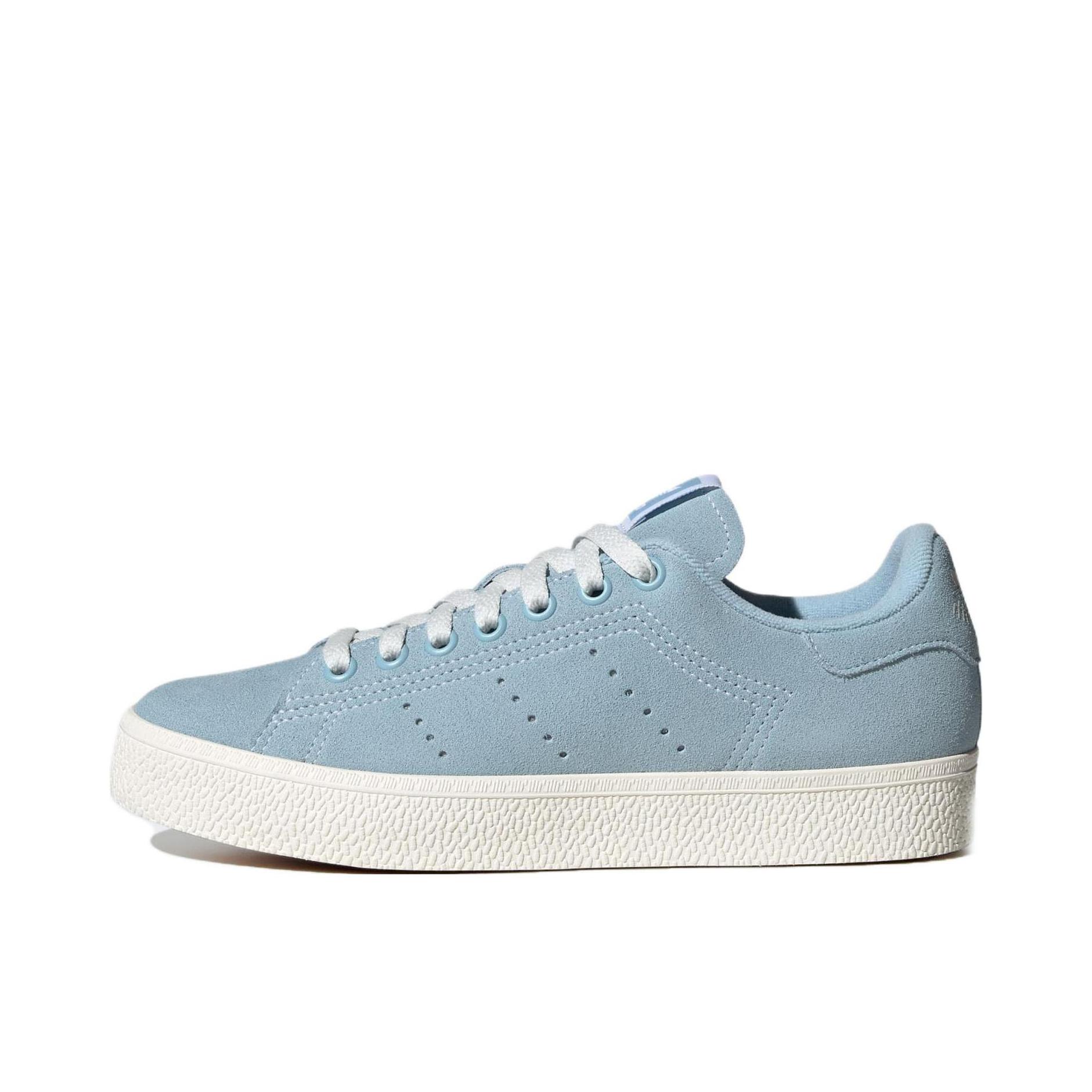 推荐商品：adidas Originals Stan Smith 板鞋 减震透气轻便低帮包裹性 浅蓝色/白色