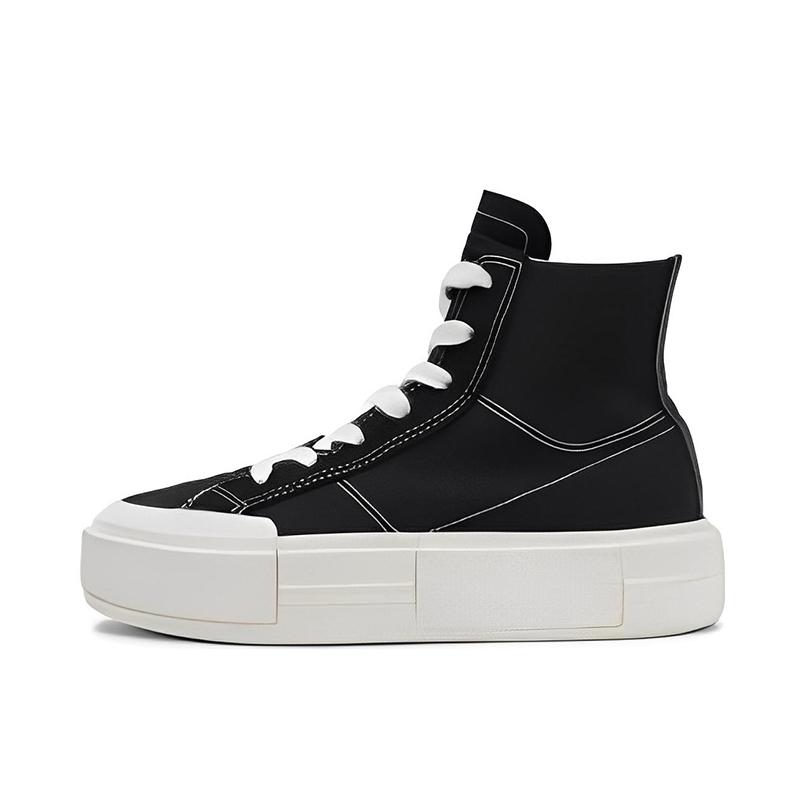 推荐商品：Converse/匡威 All Star Cruise 防滑耐磨 舒适轻便 厚底 时尚 简约百搭 帆布鞋 黑色