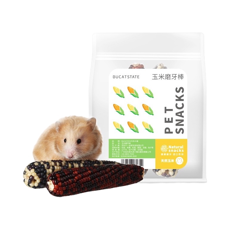 推荐商品：布卡星 营养玉米磨牙棒仓鼠金丝熊兔子零食造景营养丰富可食用