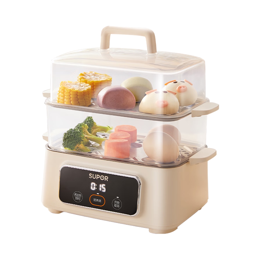 推荐商品：SUPOR/苏泊尔 ZN23FC857 煮蛋器 预约定时 自动断电 多功能 蒸蛋 防干烧 鸡蛋羹