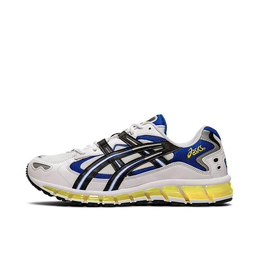 推荐商品：Asics/亚瑟士 Gel-Kayano 5 360 跑鞋 缓震透气防滑耐磨舒适轻便织物复古百搭 White/Black 白/黄/黑