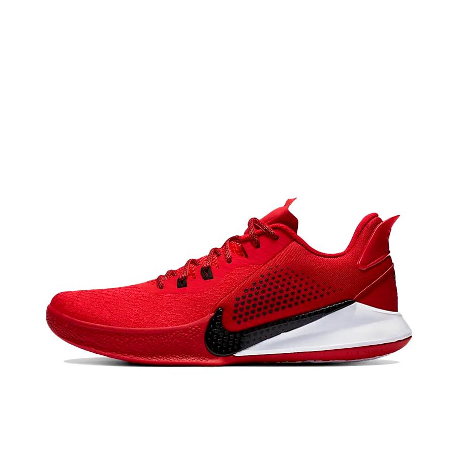 推荐商品：Nike Mamba Fury 复古 耐磨防滑 减震实战 织物 篮球鞋 红色/黑色