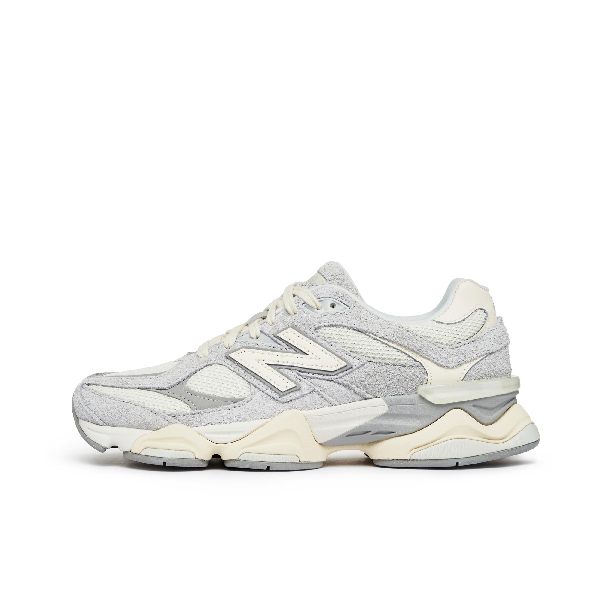 推荐商品：New Balance 9060 跑鞋 绒面革舒适减震网面透气防滑耐磨拼接复古增高圆头贴合耐穿 灰色/白色