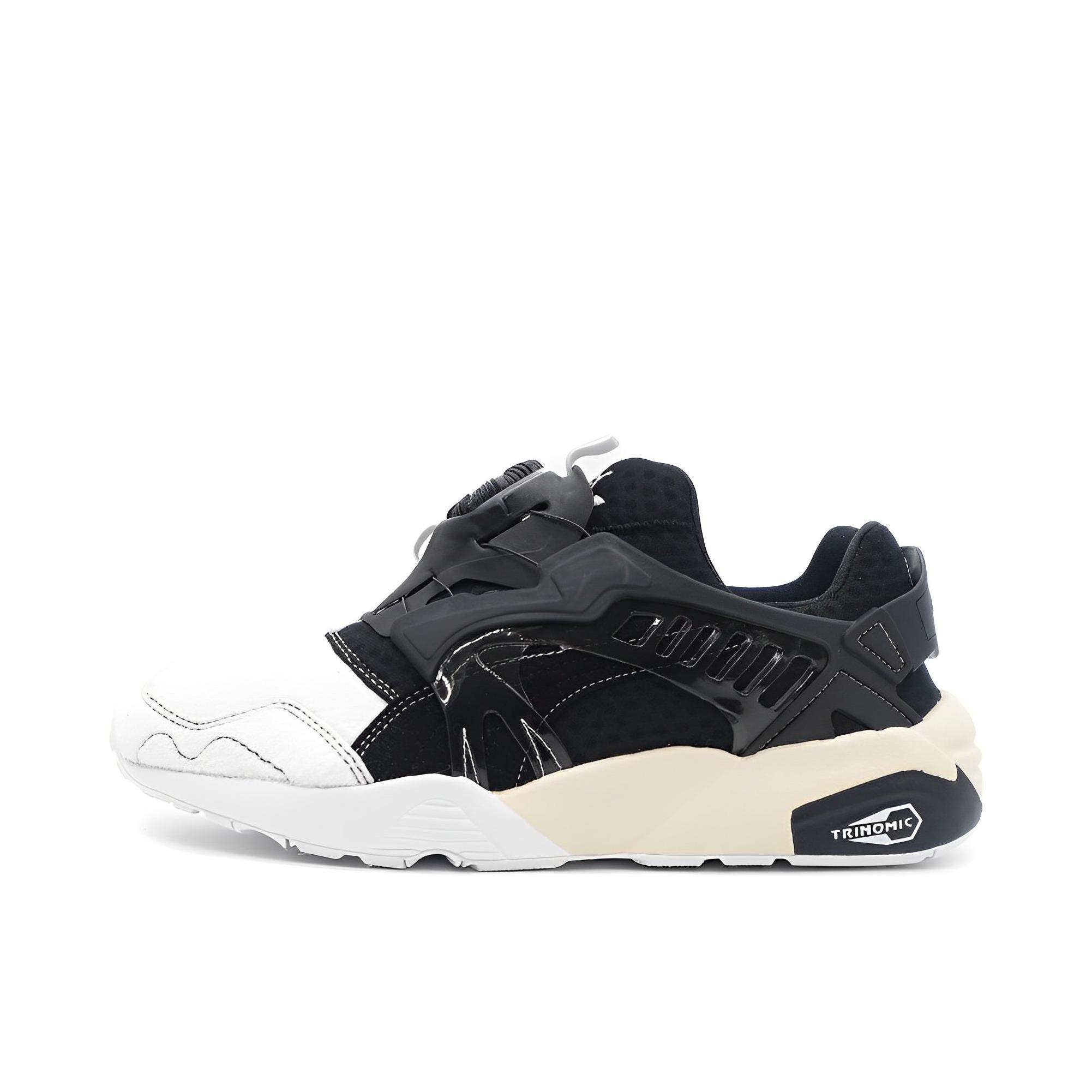推荐商品：Puma/彪马 Disc Blaze 运动休闲鞋 减震回弹贴合防滑耐磨舒适轻便透气拼接织物 MITA-SNEAKERS联名/白色/黑色