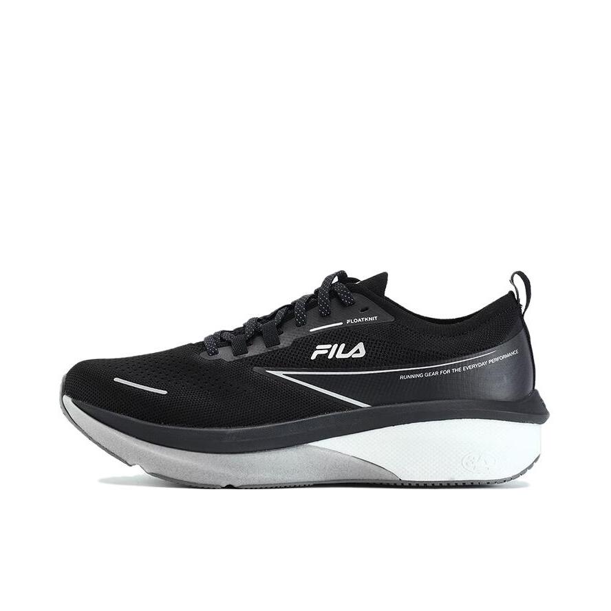 推荐商品：FILA/斐乐 玄豹 3A PANTHER 防滑耐磨 回弹 舒适 织物跑鞋 黑色