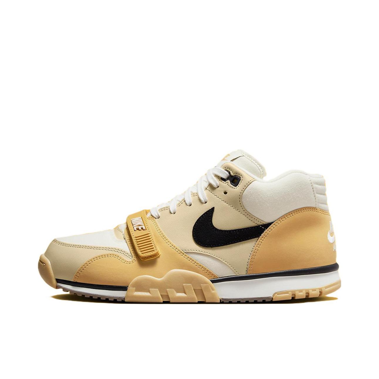 推荐商品：Nike/耐克 Air Trainer 1 训练鞋 滑板鞋 透气轻便复古 米色/白色/黄色