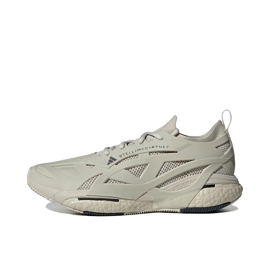 推荐商品：adidas By Stella Mccartney Solarglide 跑鞋 缓震防滑耐磨舒适轻便织物跑步风训练减震 灰色/黑色