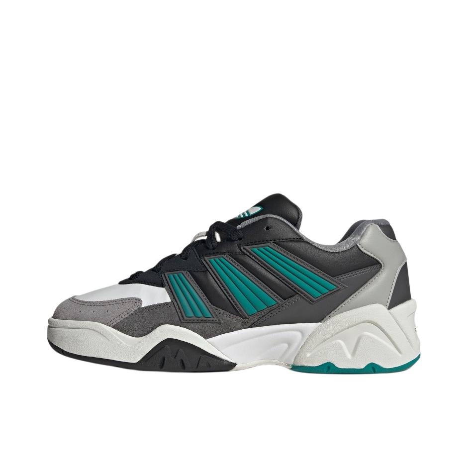 推荐商品：adidas Court Magnetic 运动休闲鞋 舒适百搭防滑耐磨减震透气 黑色/绿色