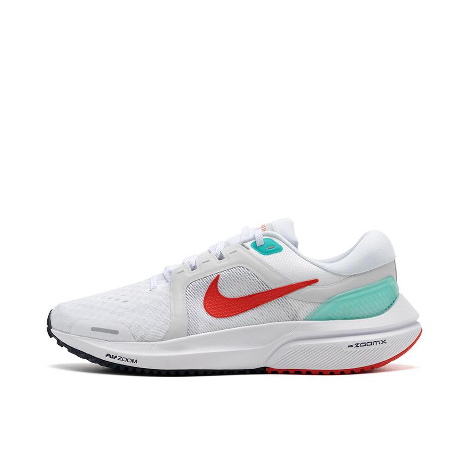 推荐商品：Nike Air Zoom Vomero 16 premium 跑鞋 碳板泡绵减震耐磨轻便透气舒适气垫回弹圆头 白色/橙色/青色