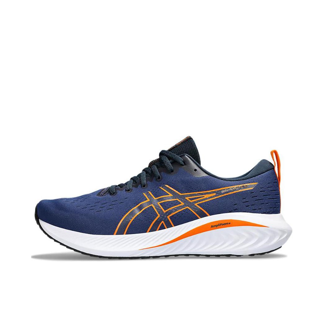 推荐商品：Asics/亚瑟士 Gel-Excite 10 跑鞋 减震轻量回弹防滑耐磨舒适软底稳定支撑网面透气织物短跑耐穿耐用 宽版/蓝色/橙色/白色