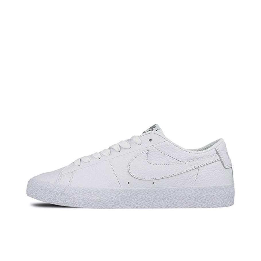 推荐商品：Nike SB Blazer Zoom 滑板鞋 板鞋 拼接时尚复古防滑耐磨透气运动休闲舒适百搭 White NBA联名/纯白色