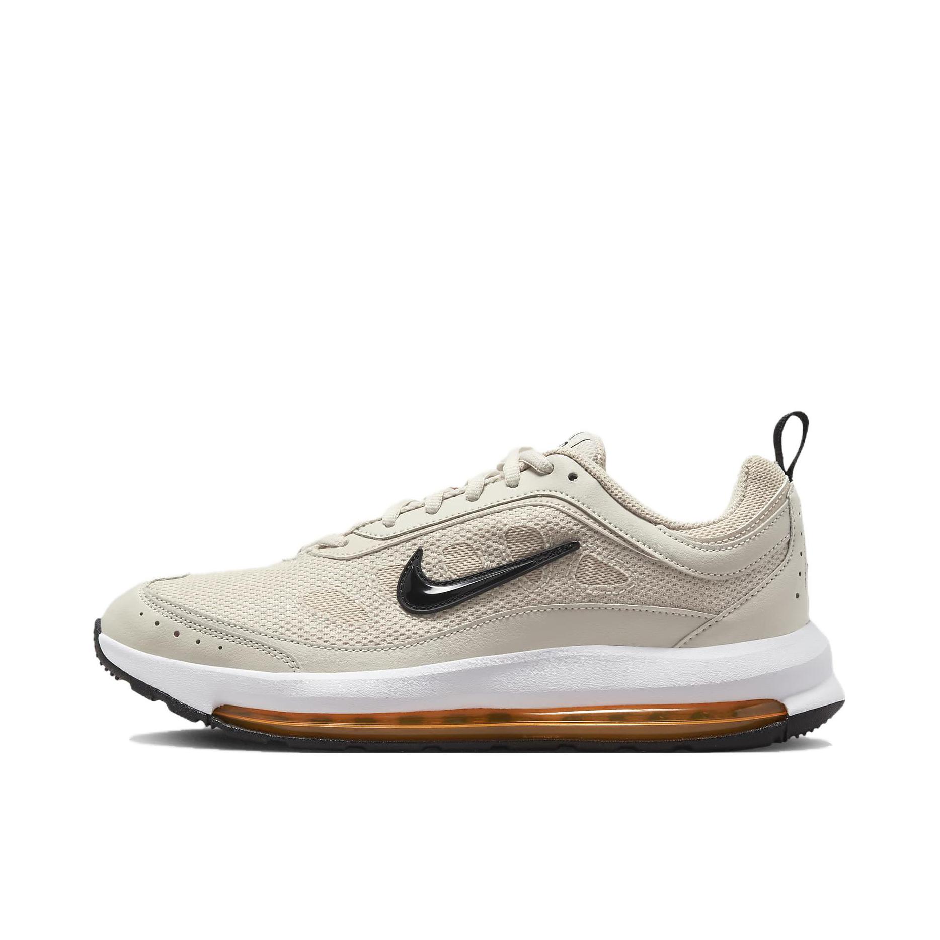 推荐商品：Nike Air Max AP 跑鞋 减震回弹防滑耐磨轻便透气复古百搭织物合成革气垫圆头 米色