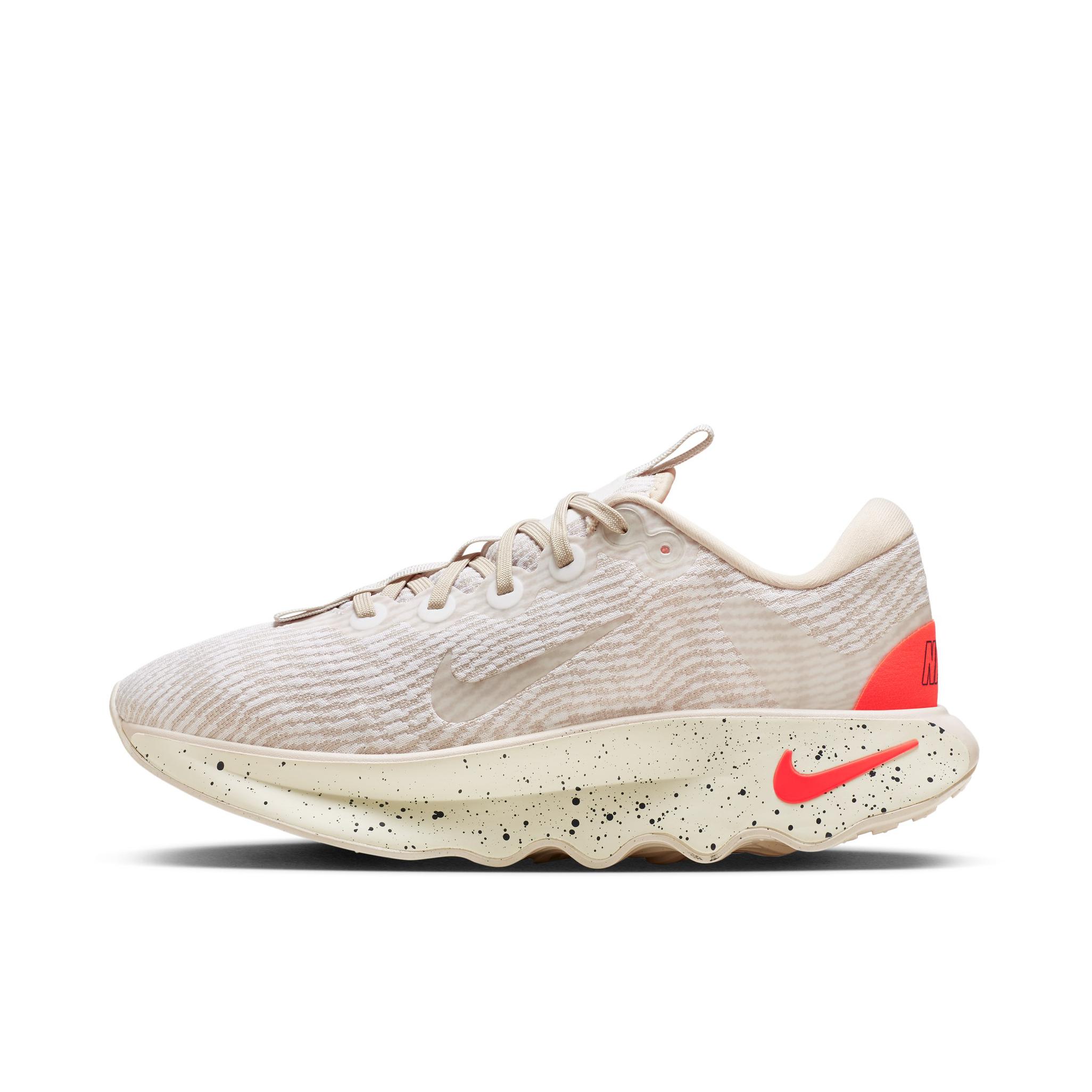 推荐商品：Nike Motiva 跑鞋 舒适减震防滑耐磨轻便防水百搭时尚稳定抓地支撑圆头耐用 米白色/橙色