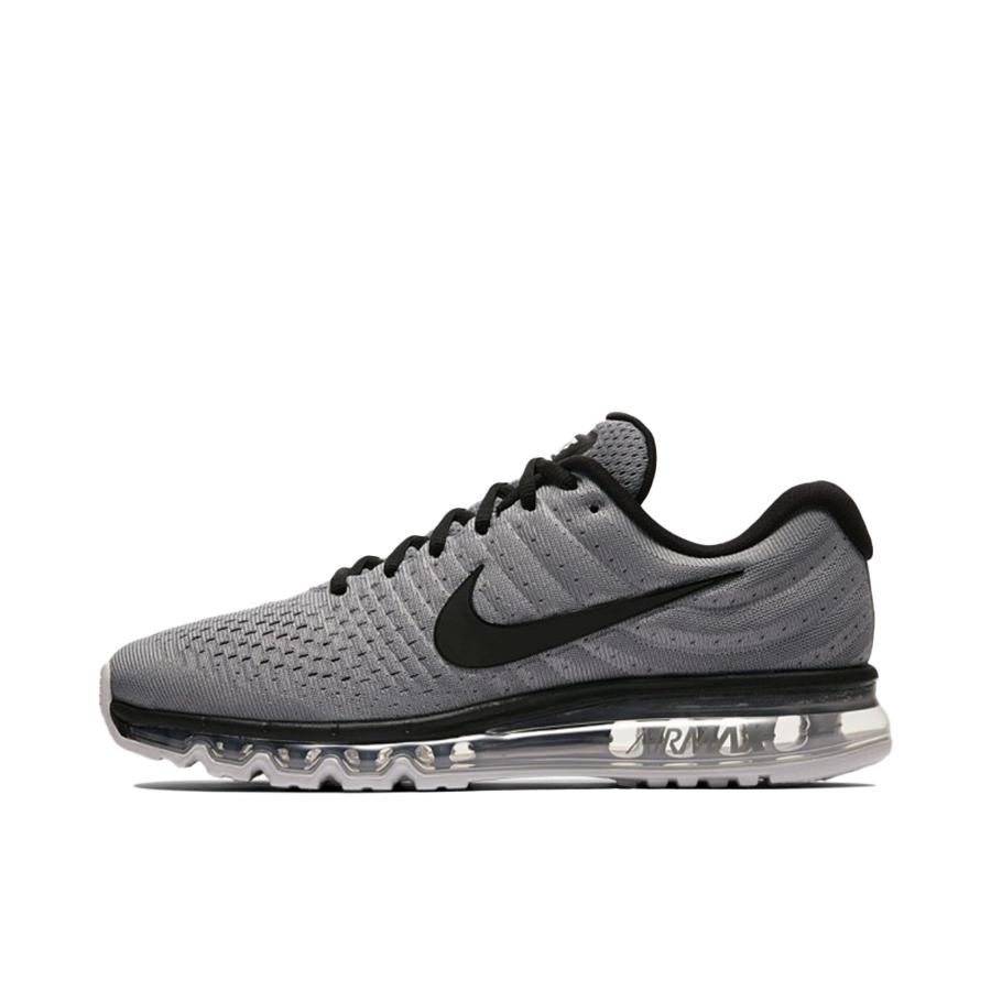 推荐商品：Nike Air Max 2017 跑鞋 减震回弹防滑耐磨舒适透气运动织物支撑简约休闲短跑 深灰色
