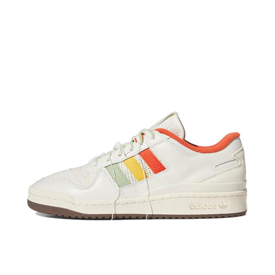 推荐商品：adidas originals Forum 84 板鞋 复古轻便防滑贴合篮球风 米白色/橙色