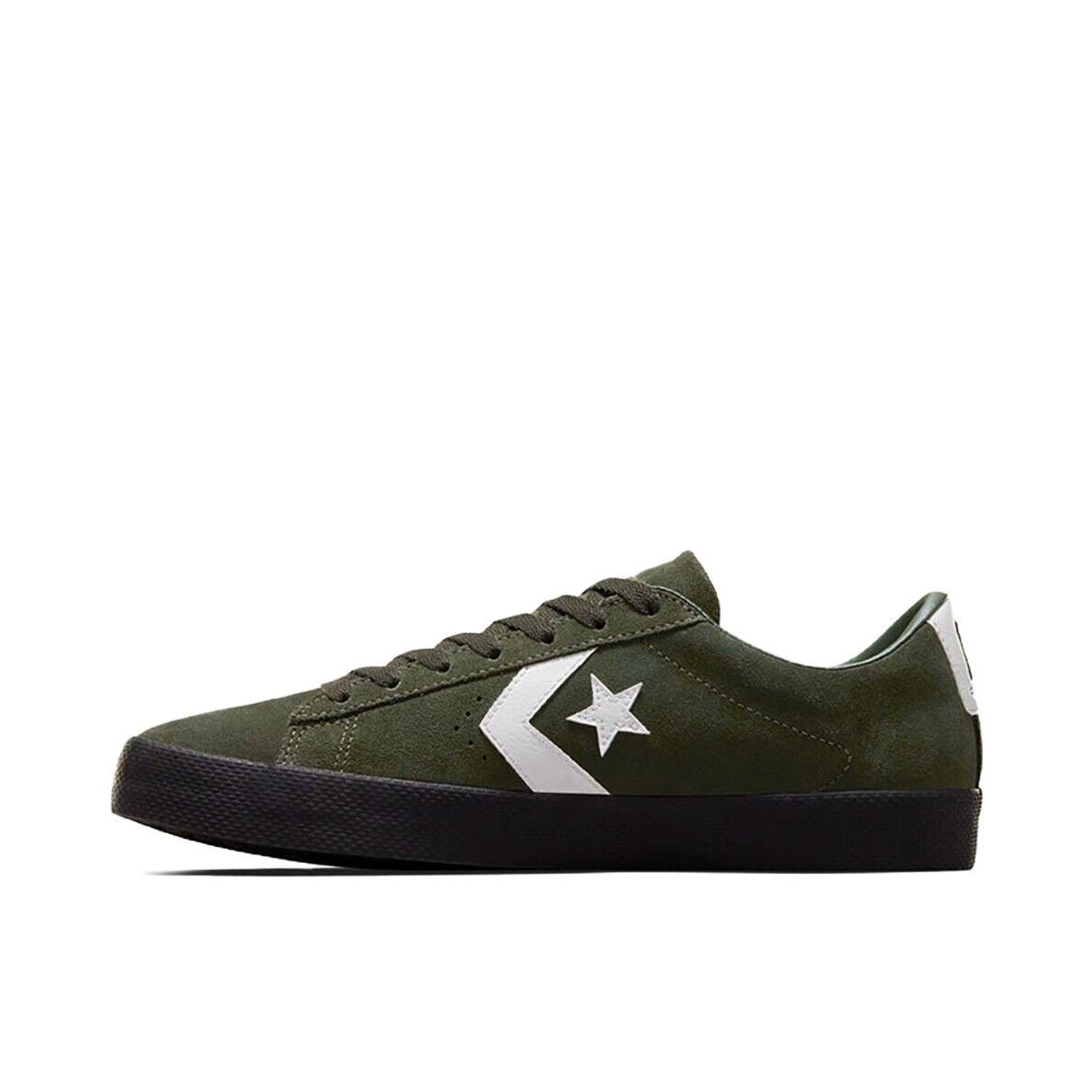 推荐商品：Converse/匡威 PL Vulc Pro 翻毛皮 防滑耐磨 舒适轻便 透气 时尚百搭 复古休闲 滑板鞋 深绿色
