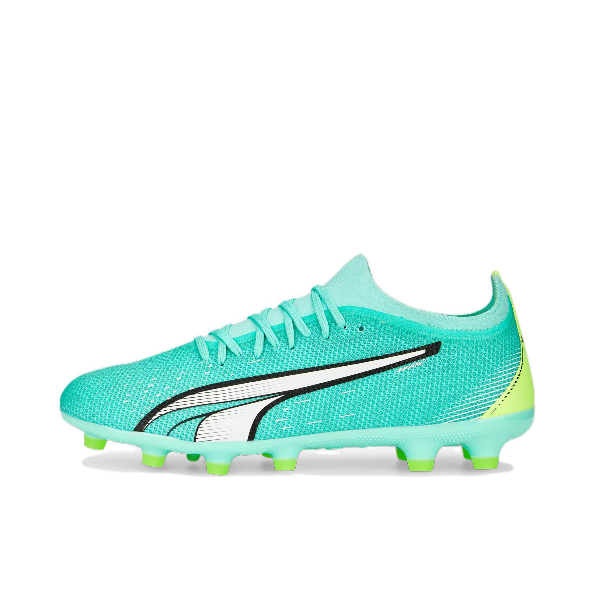 推荐商品：Puma/彪马 Ultra Match HG/AG 防滑耐磨 人造草坪 圆头 胶质 短钉 足球鞋 黑色/绿色