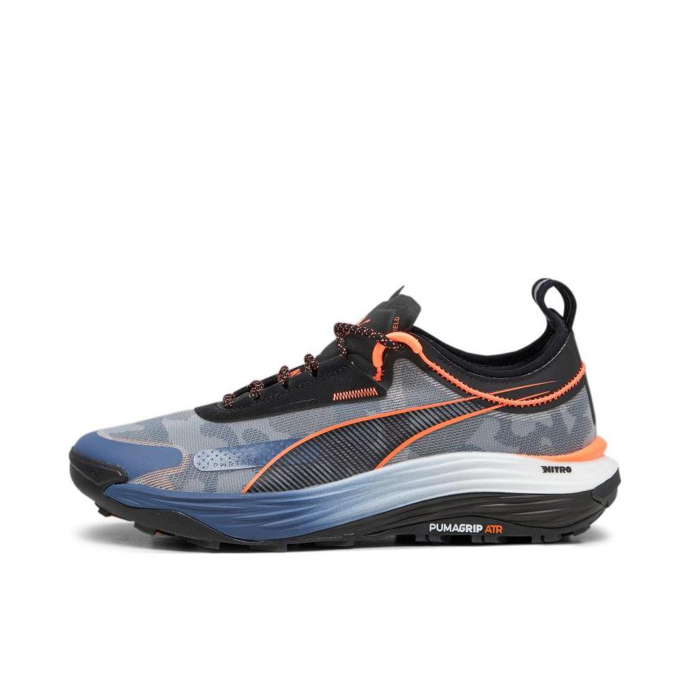 推荐商品：Puma/彪马 Voyage Nitro 3 舒适休闲 防滑缓震 透气耐磨 耐穿 圆头 百搭简约 跑鞋 蓝色/灰色