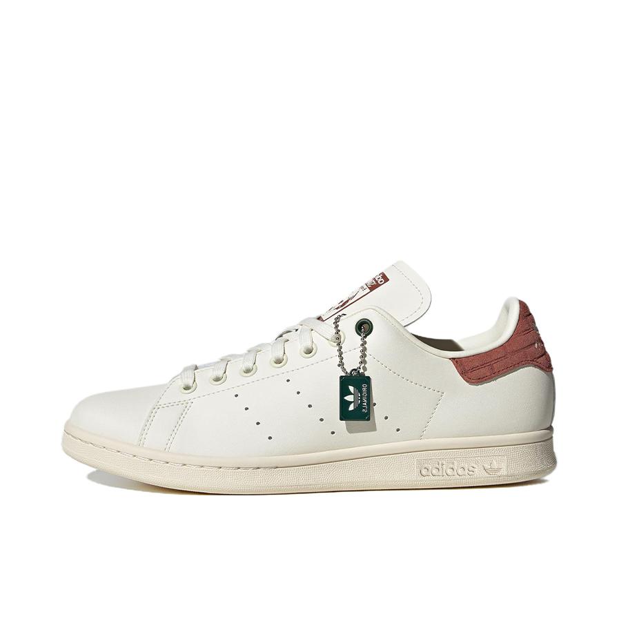 推荐商品：adidas Originals Stan Smith 板鞋 减震透气轻便低帮包裹性 乳白/橘棕