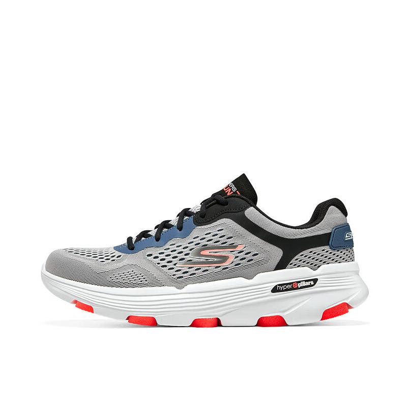 推荐商品：Skechers/斯凯奇 Go Run 7.0 减震 舒适轻便 轻质网面 高回弹 软底 跑鞋 灰色/橙色