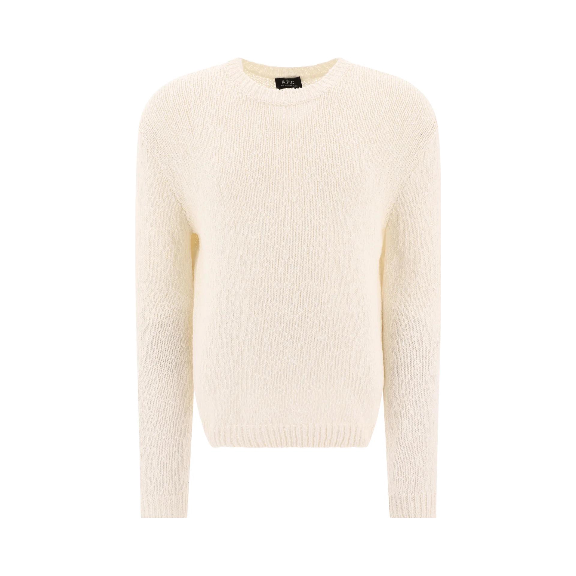 推荐商品：A.P.C AW23 圆领套头长袖毛衣 COGVKH23221 白