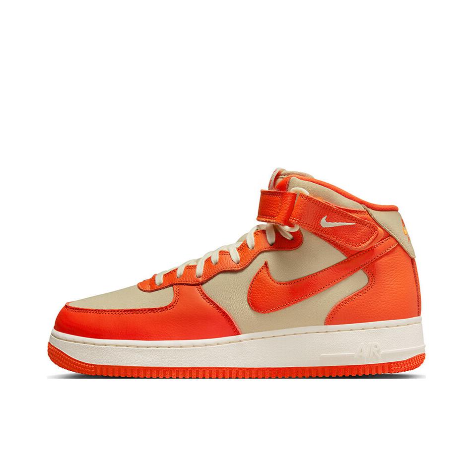 推荐商品：Nike Air Force 1 空军一号 板鞋 轻便舒适百搭耐磨防滑复古 Safety Orange 中帮/橙色/黄色