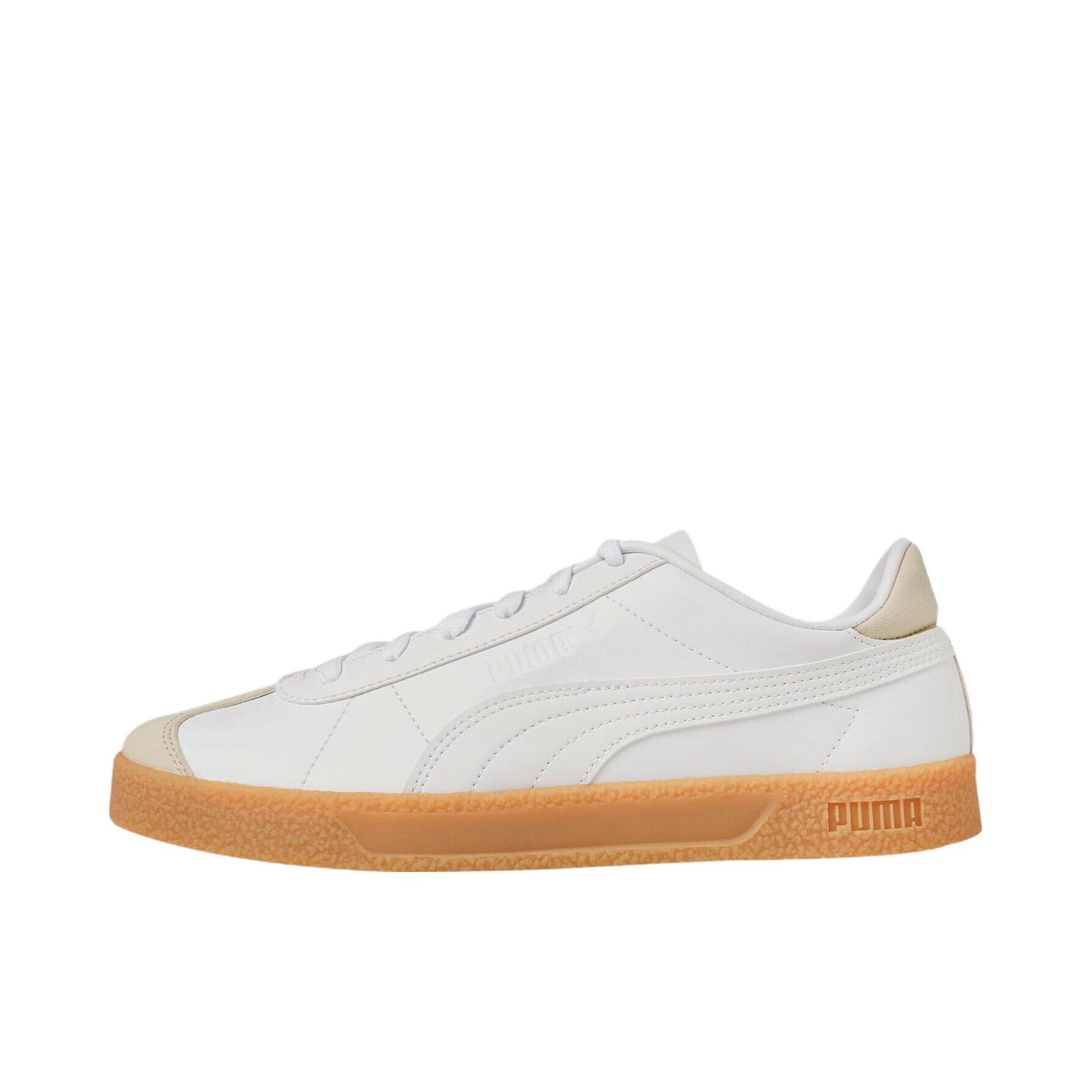 推荐商品：Puma/彪马 Club SL 运动休闲鞋 舒适轻便防滑耐磨复古百搭时尚薄底 白色/棕色