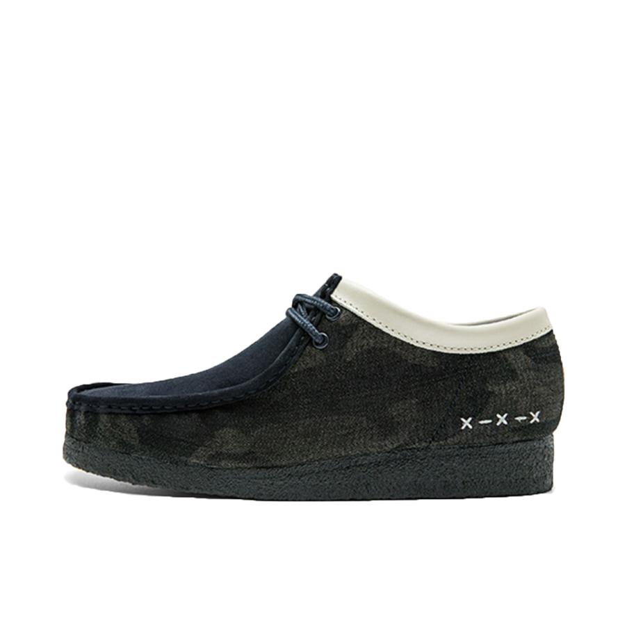 推荐商品：其乐 Wallabee Boot 运动休闲鞋 时尚潮流防滑耐磨厚底舒适圆头复古 牛仔蓝