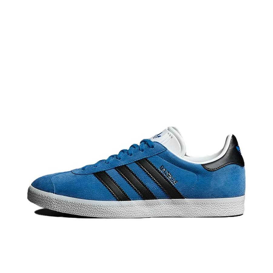 推荐商品：adidas Originals Gazelle T头鞋 德训鞋 板鞋 轻便复古薄底舒适百搭减震耐磨贴合圆头 蓝色/正黑色