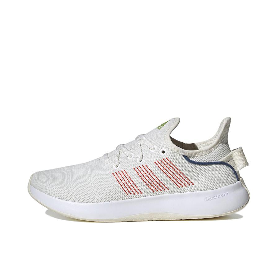 推荐商品：adidas Cloudfoam Pure 缓震回弹 轻便透气 防滑耐磨 舒适 运动休闲鞋 米白色