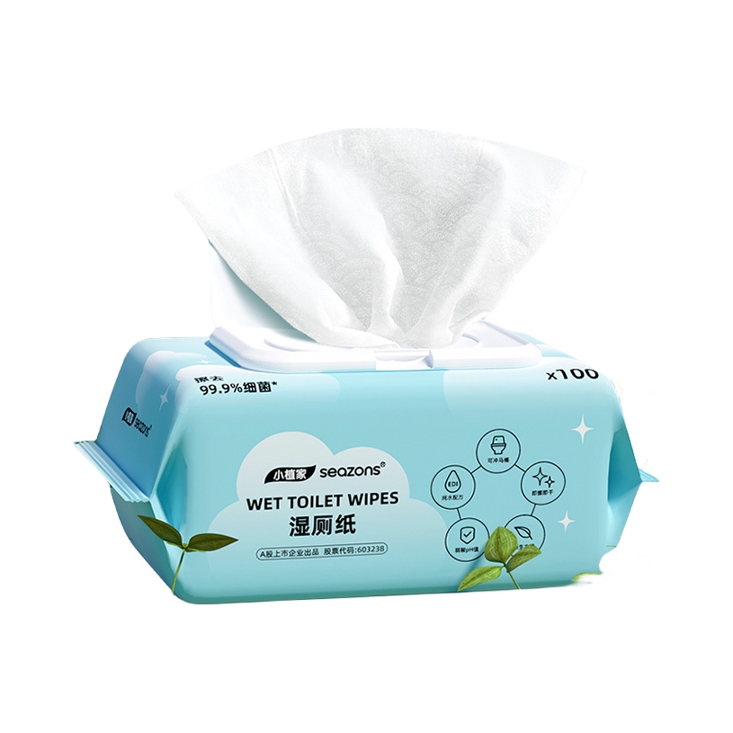 推荐商品：seazons/小植家 纯水系列 湿厕纸 袋装 擦屁股孕妇