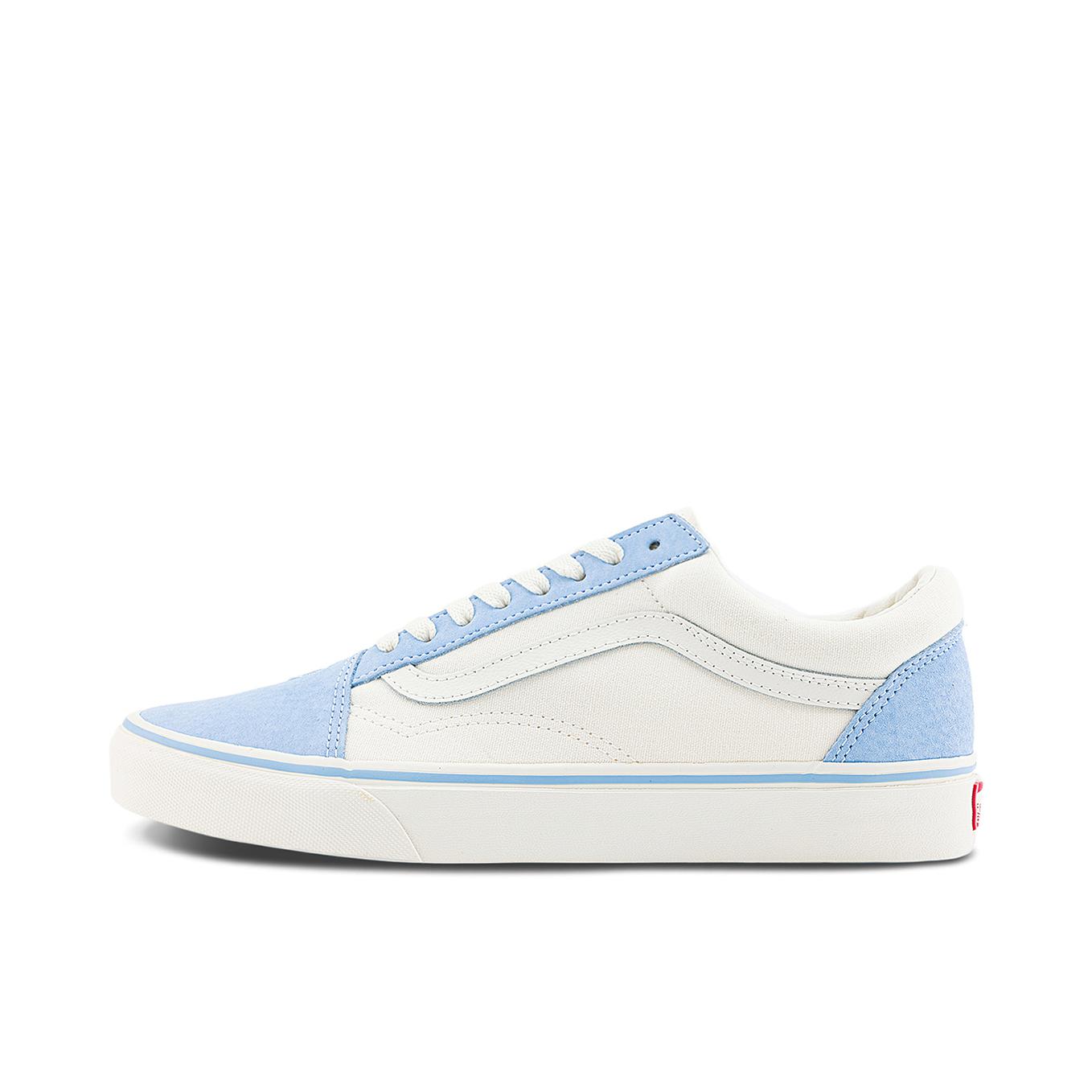 推荐商品：Vans/范斯 Old Skool 滑板鞋 板鞋 轻便防滑复古舒适经典 Tagi联名/奶白色/浅蓝色