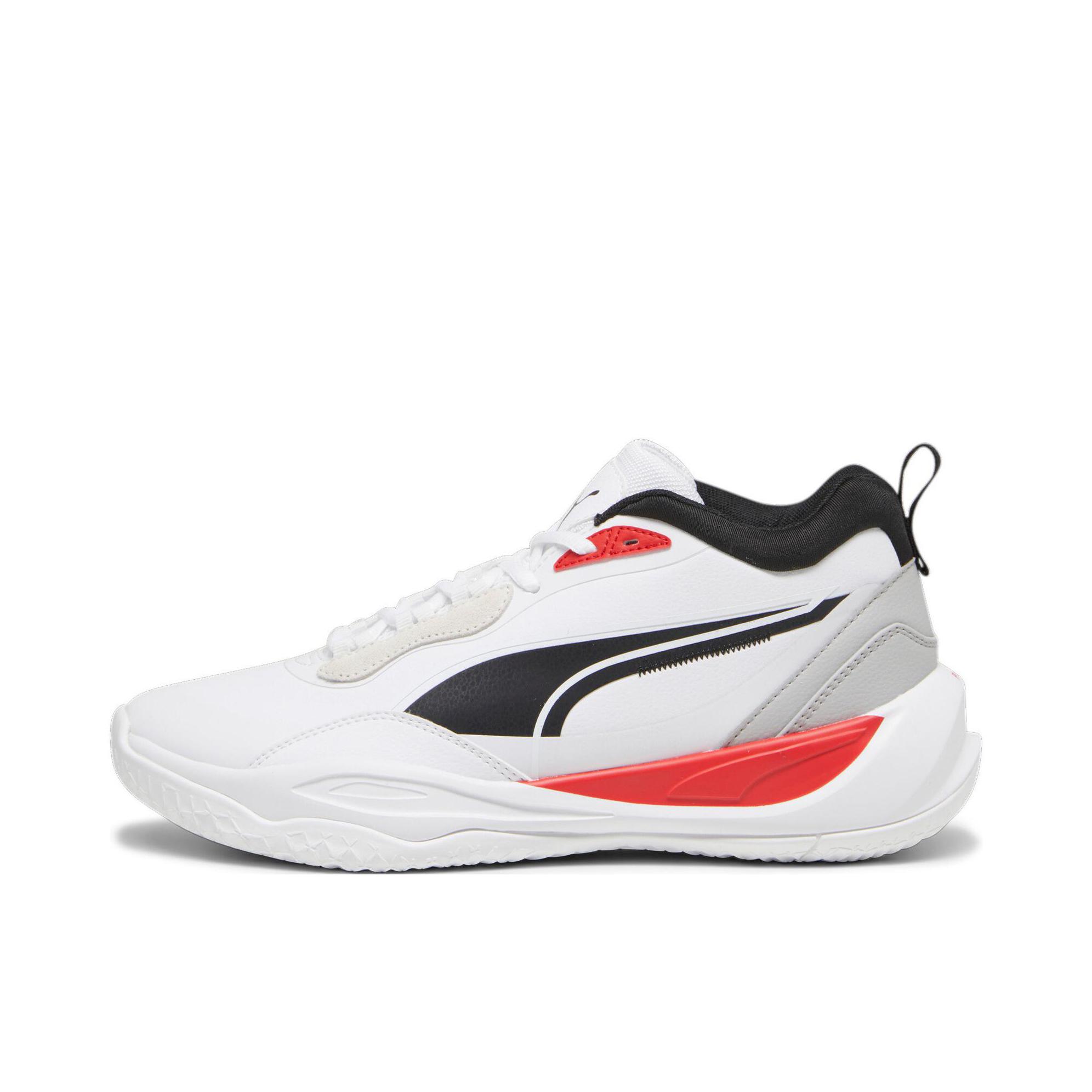 推荐商品：Puma/彪马 Playmaker Pro 减震回弹 防滑耐磨 舒适轻便 篮球鞋 白色/红色