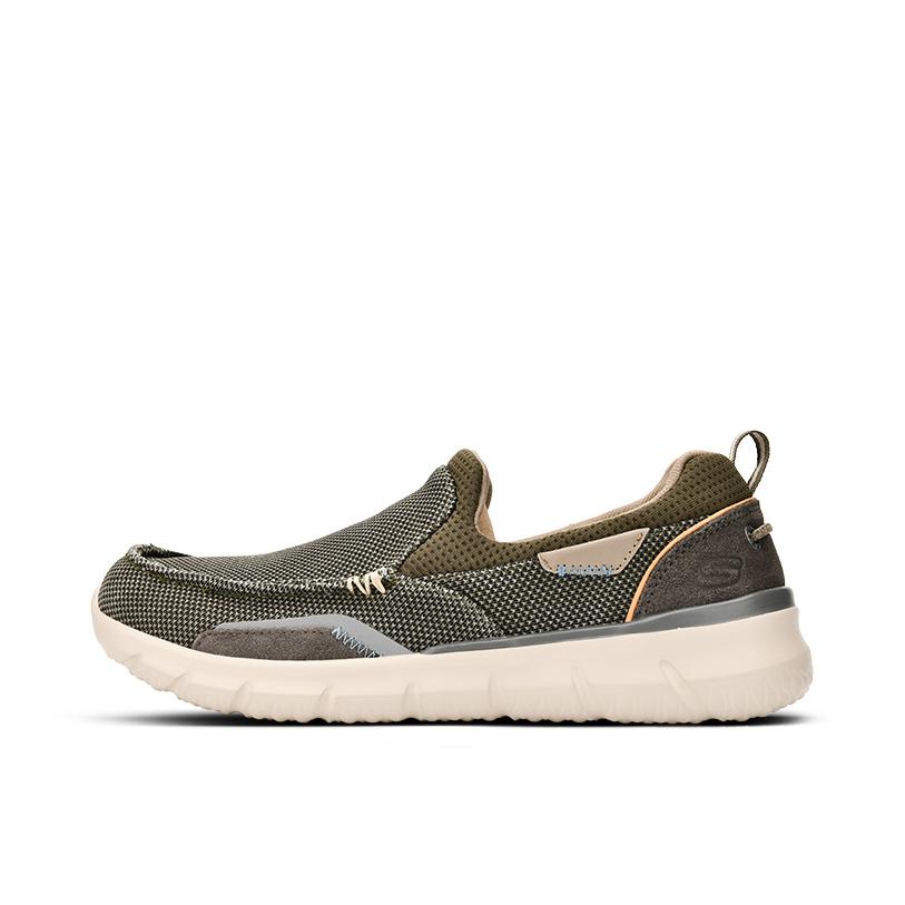 推荐商品：Skechers/斯凯奇 Del Retto-Tucano 复古百搭 舒适透气 防滑耐磨 软底缓震 一脚穿 休闲鞋 绿色