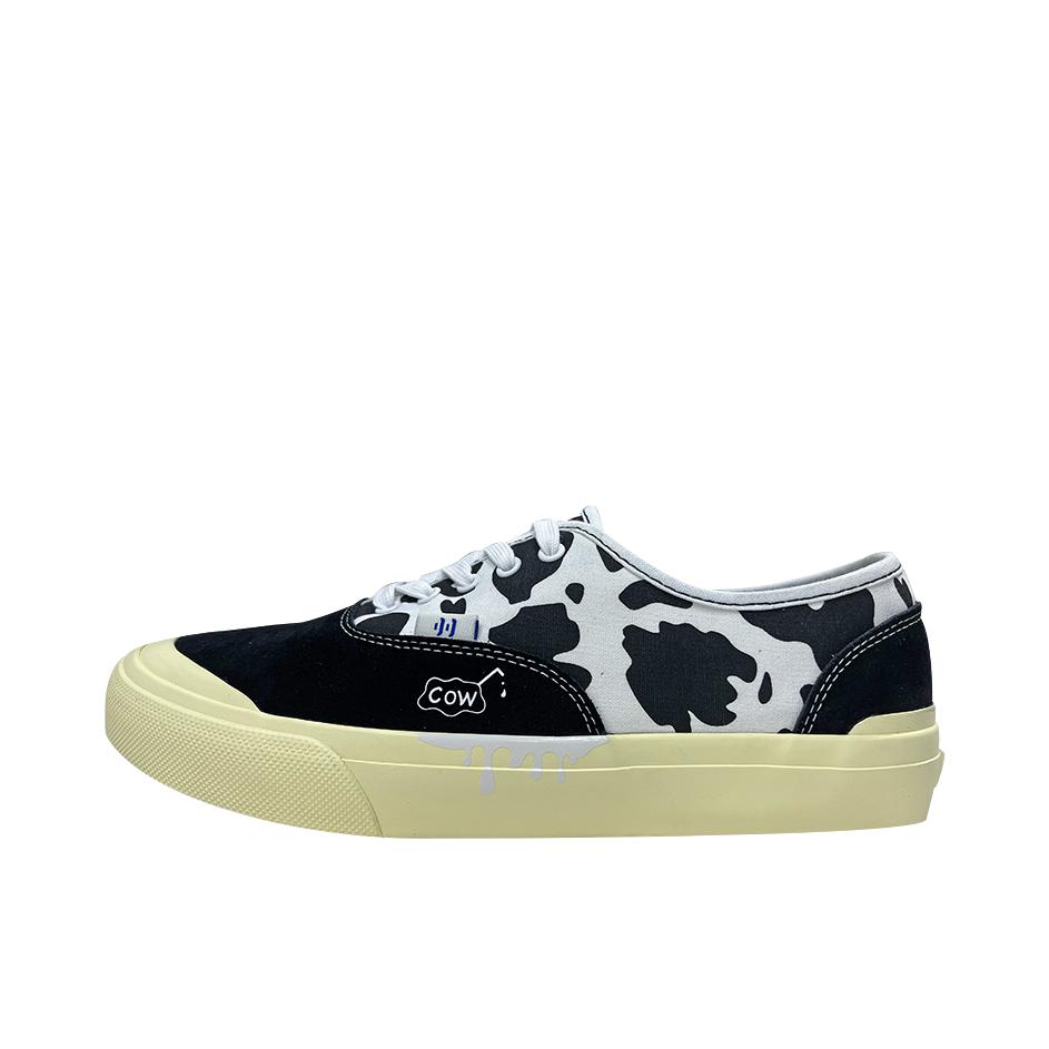 推荐商品：Ollieskate/顽刻 时尚百搭 休闲舒适 拼接 翻毛皮 帆布鞋 IXIX36001 黑色