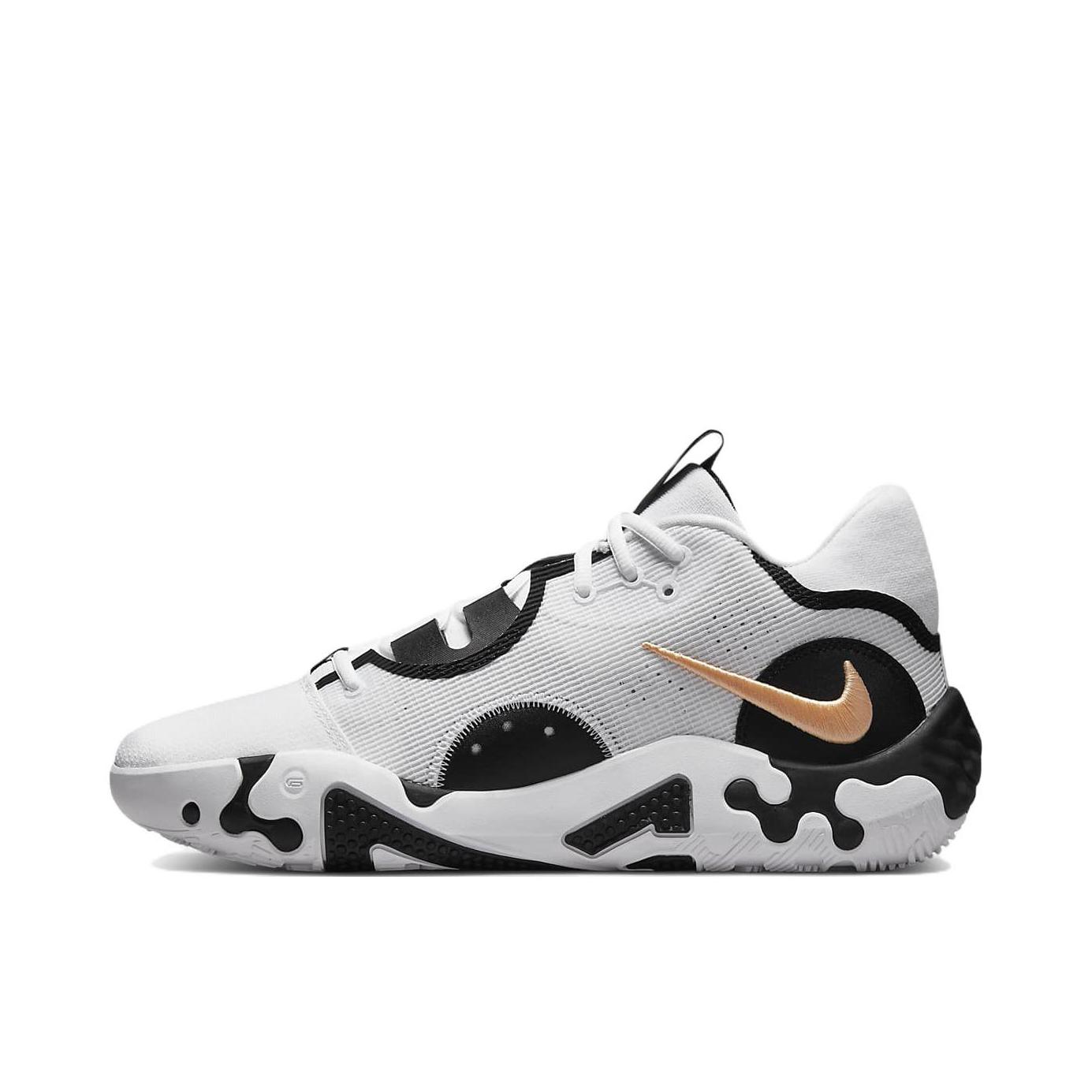 推荐商品：Nike Paul George PG 6 保罗乔治6代 包裹缓震 实战透气支撑 篮球鞋 国外版/白色/黑色