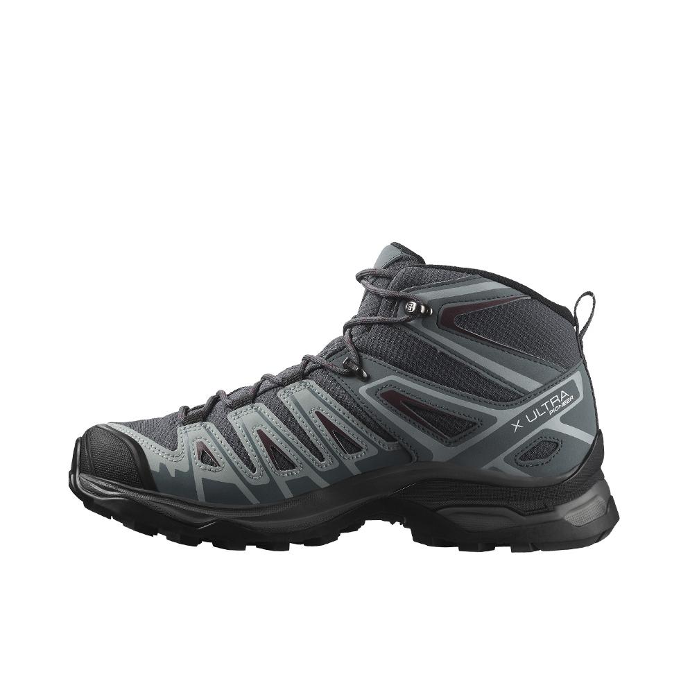推荐商品：Salomon/萨洛蒙 X Ultra Pioneer 网布 防水耐磨 减震防滑 越野 织物 抗冲击 户外鞋 徒步鞋 女款/乌木色