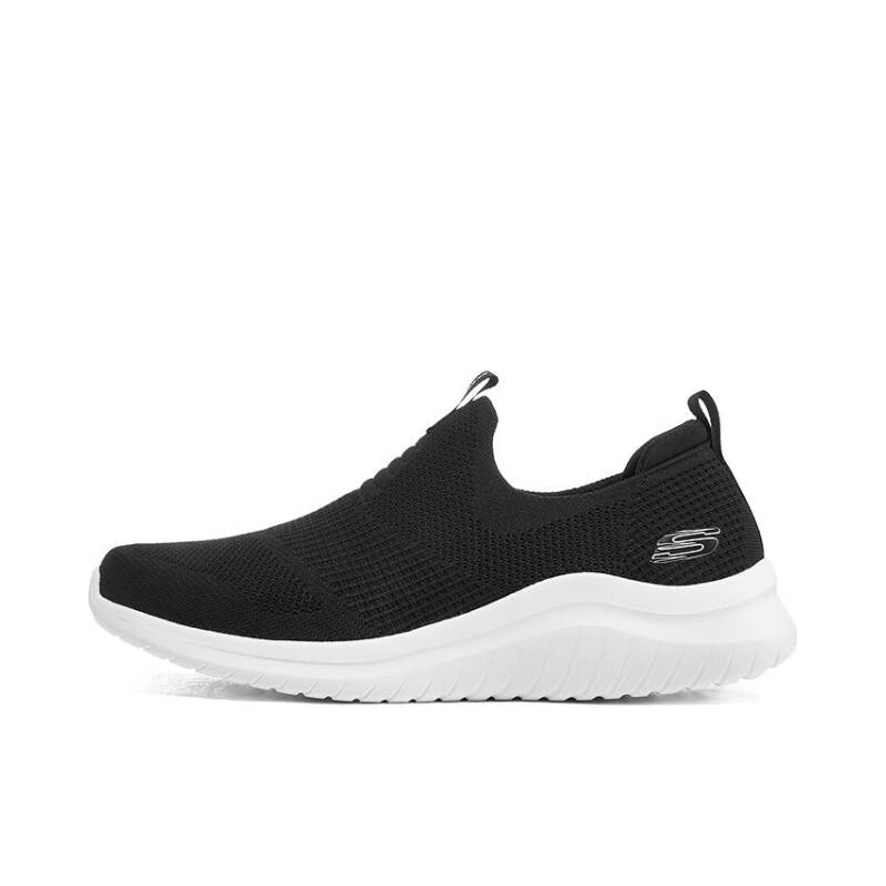 推荐商品：Skechers/斯凯奇 Ultra Flex 2.0 网面透气 舒适轻便 防滑耐磨 减震 软底 复古 跑鞋 纯黑色/白色